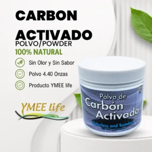 Polvo de Carbon Activado 100% Natural Suplemento Dietetico