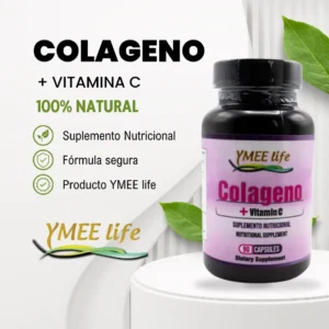 Colageno con Vitamina C Capsulas Suplemento Natural YmeeLife
