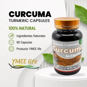 Curcuma Turmeric 90 Capsulas Suplemento Alimenticio