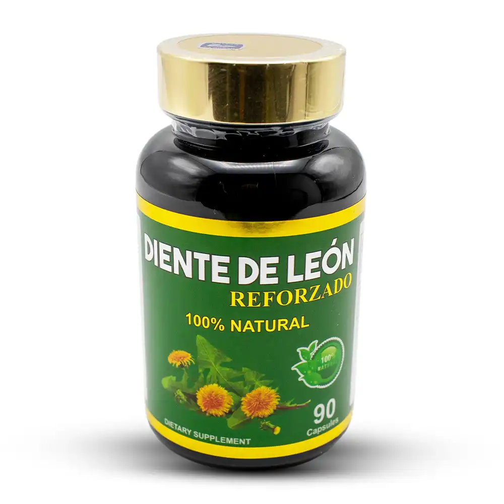 Diente de León Reforzado 100 % Natural - Suplemento natural 90 cápsulas