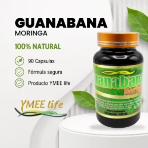 Guanabana Moringa 90 Capsulas Suplemento Natural