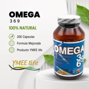 Omega 3 6 y 9 100% Natural 200 Capsulas Suplemento Dietetico
